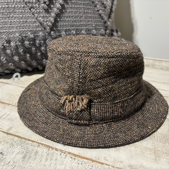 ❤️Hanna Hats Of Donegal Ireland Irish Walking Hat - Picture 2 of 5